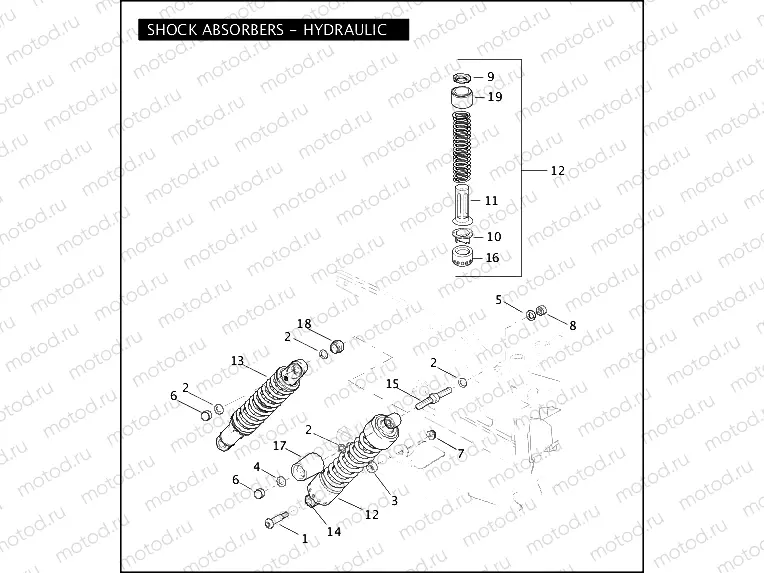 SHOCK ABSORBERS - HYDRAULIC