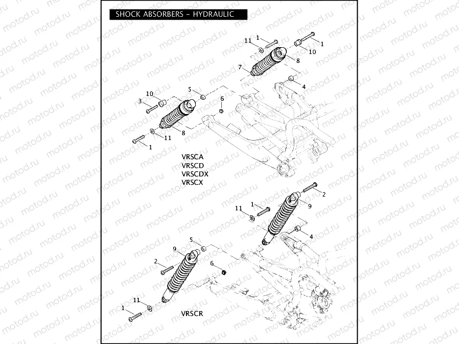 SHOCK ABSORBERS - HYDRAULIC