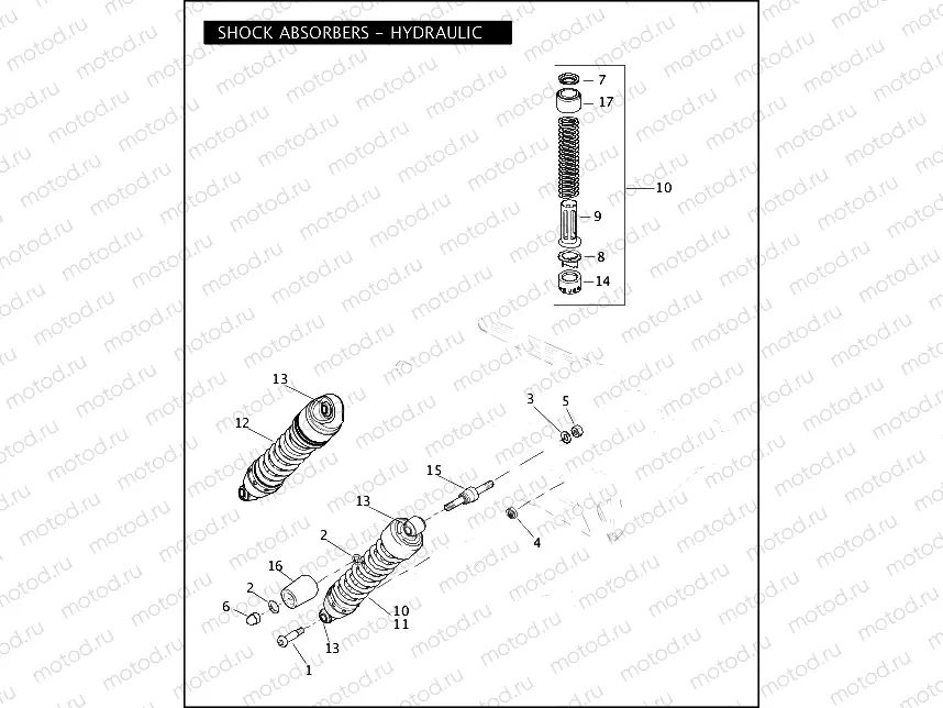 SHOCK ABSORBERS - HYDRAULIC
