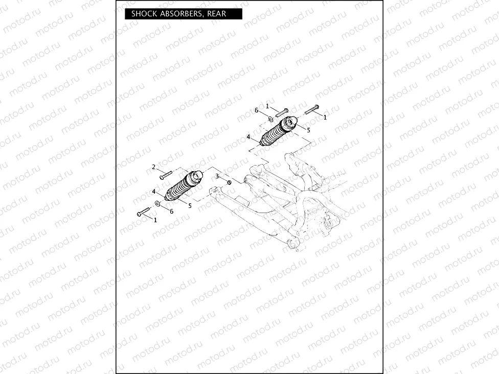 SHOCK ABSORBERS, REAR