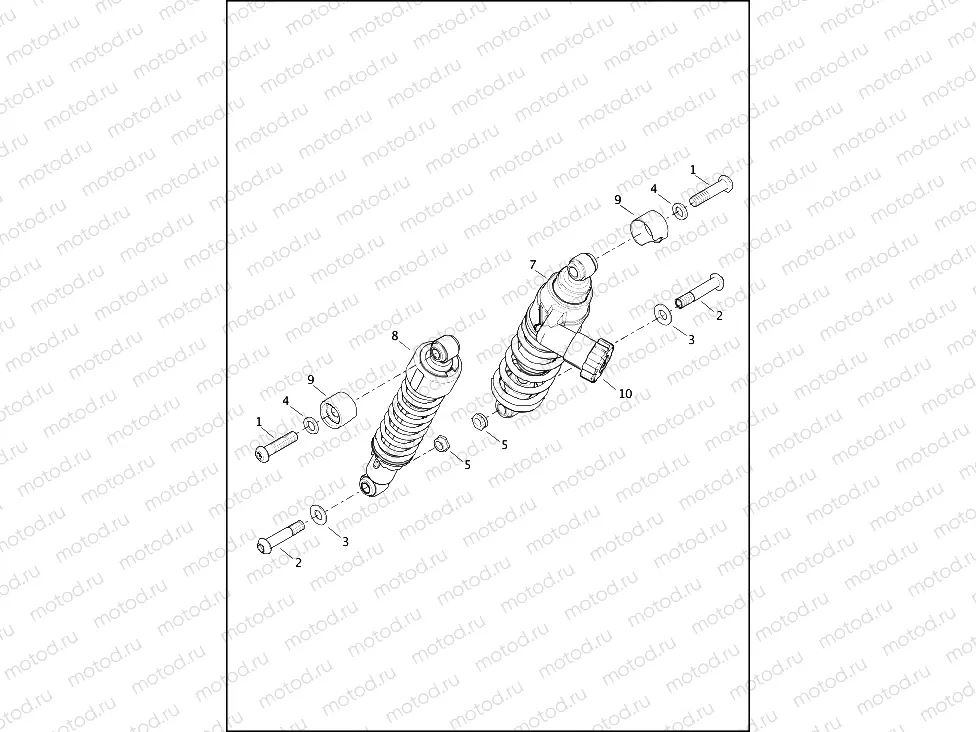 SHOCK ABSORBERS, REAR