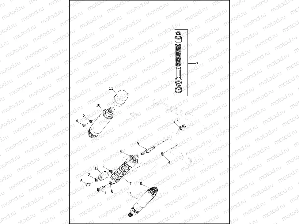 SHOCK ABSORBERS, REAR