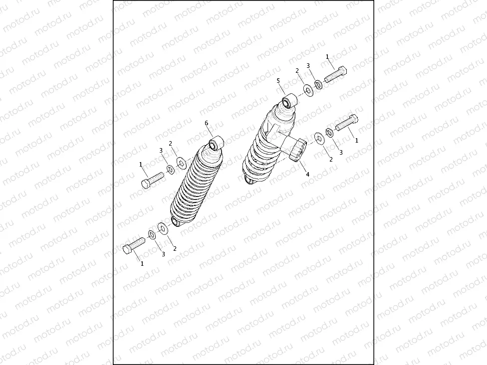 SHOCK ABSORBERS, REAR