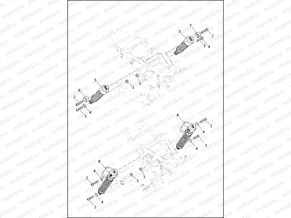 SHOCK ABSORBERS, REAR