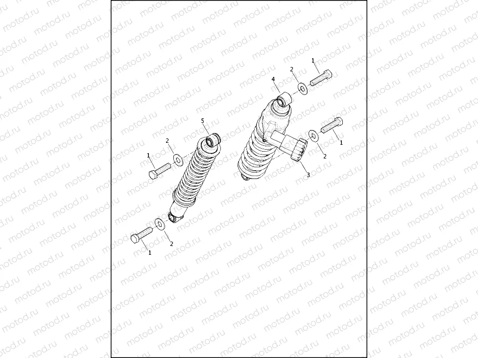 SHOCK ABSORBERS, REAR