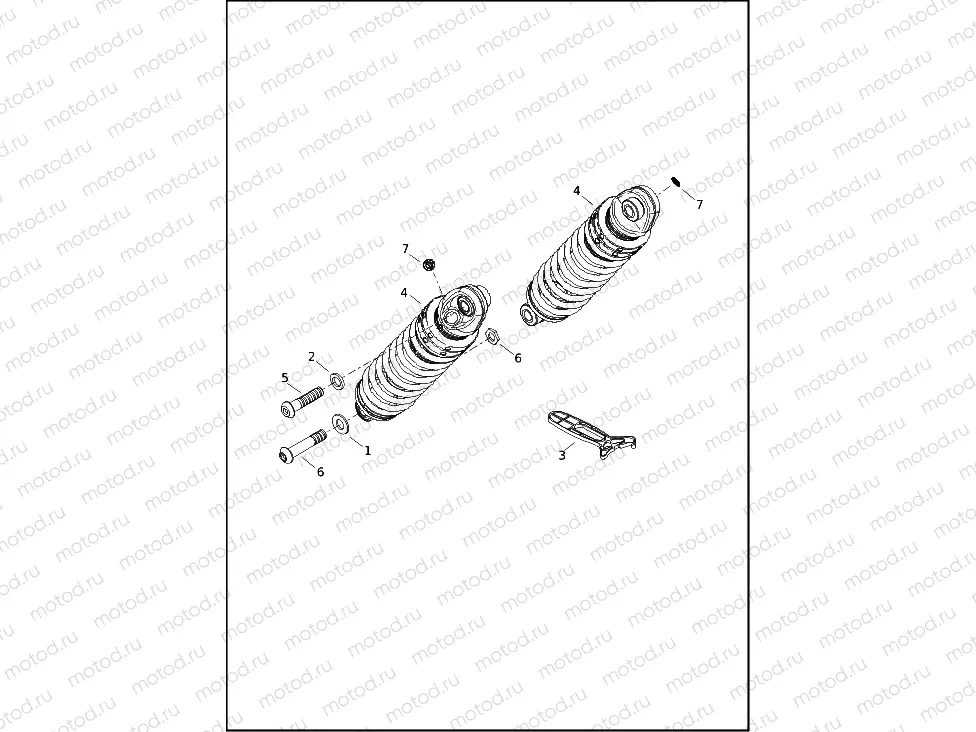 SHOCK ABSORBERS, REAR