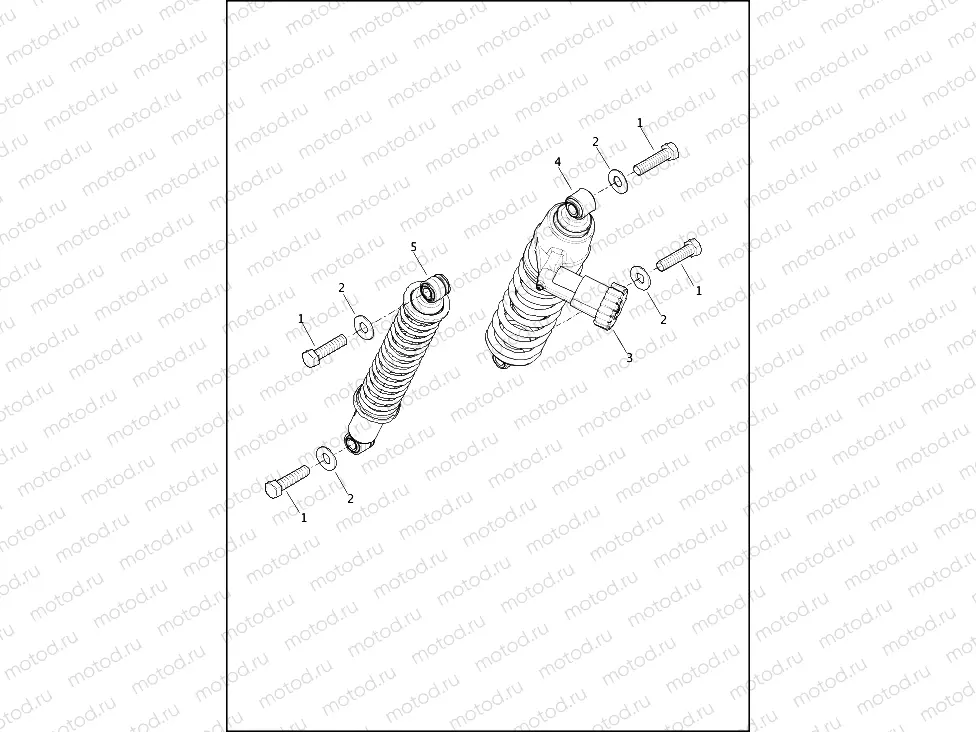 SHOCK ABSORBERS, REAR