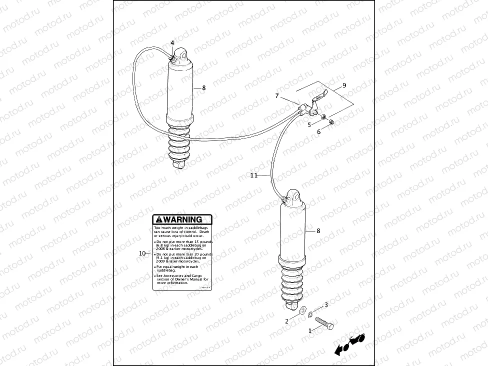 SHOCK ABSORBERS, REAR & AIR SUSPENSION SYSTEM