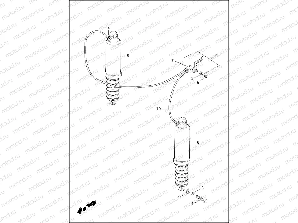 SHOCK ABSORBERS, REAR & AIR SUSPENSION SYSTEM