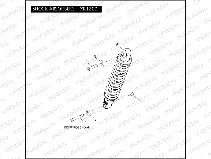 SHOCK ABSORBERS - XR1200