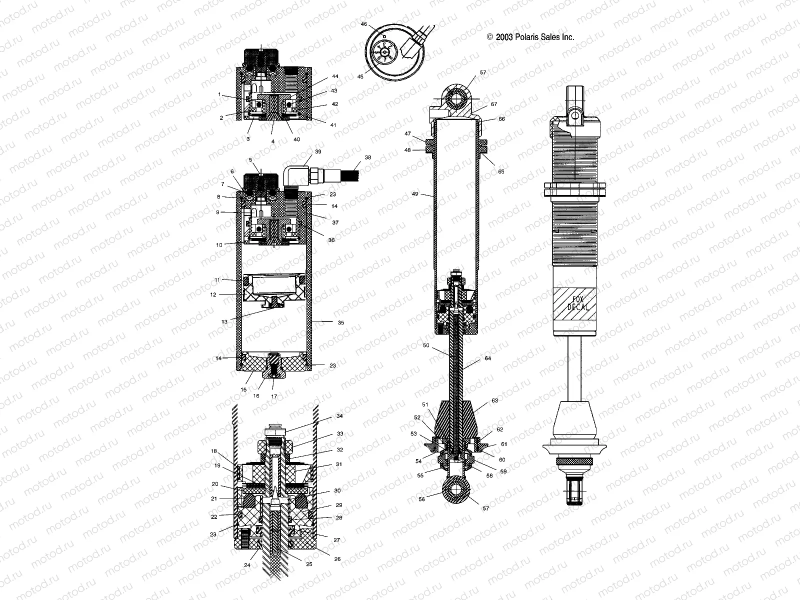 SHOCK | SHOCK, REAR - A04GJ50AA/AB/AC/AD (4986168616C01)