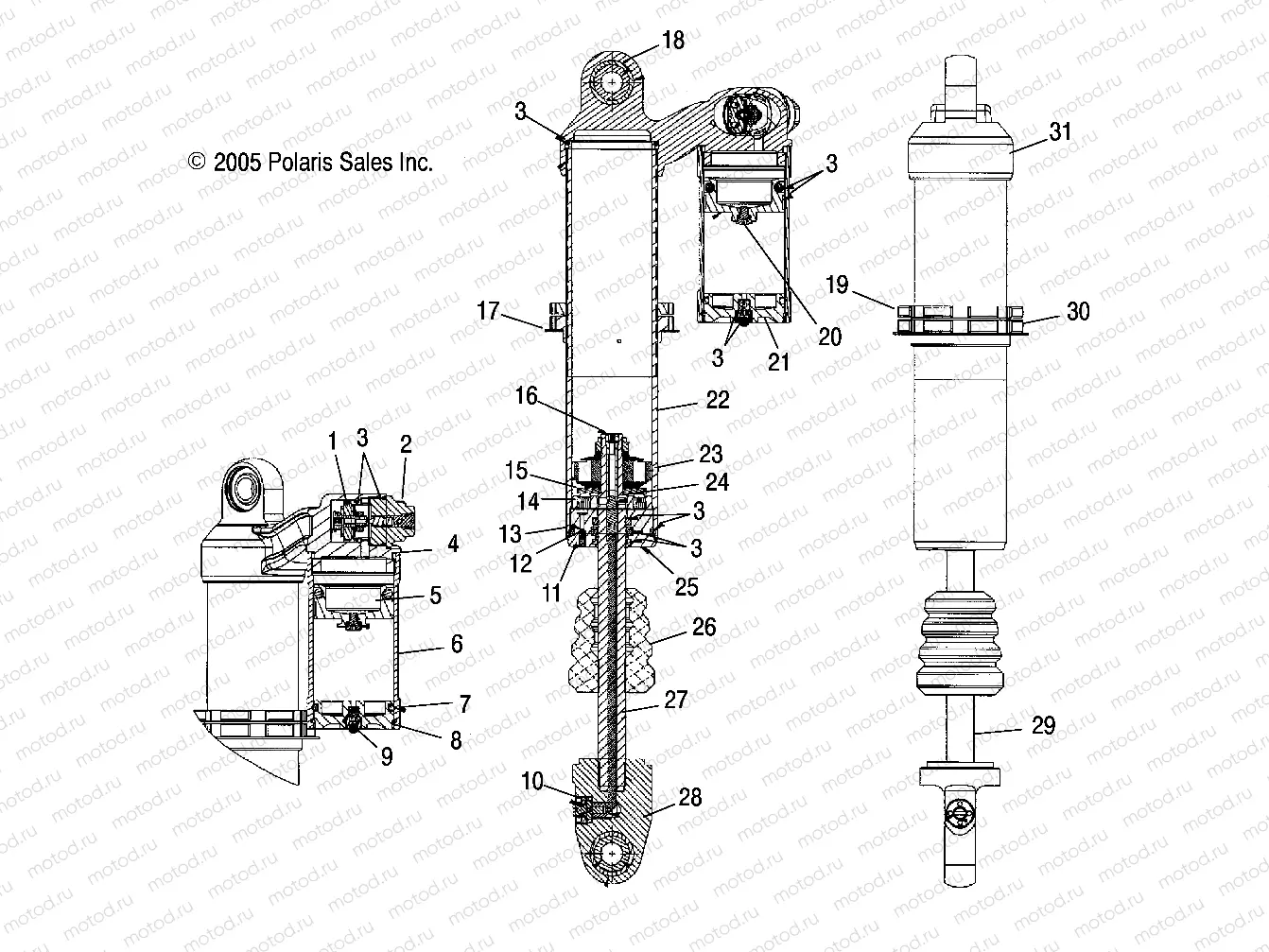 SHOCK | SHOCK, REAR - A06GJ50AA/AB/AC (4999201849920184C02)