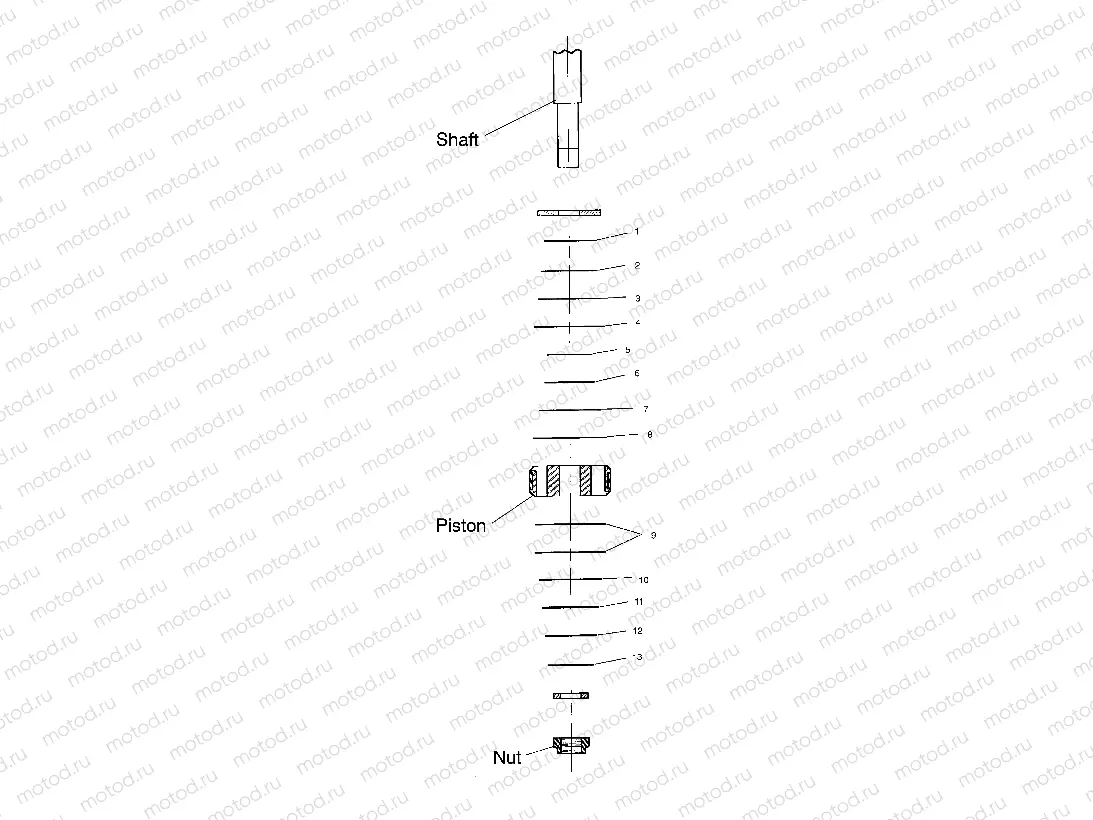 SHOCK VALVING - A02BA50AA/AB (4969976997C10) | SHOCK VALVING - A02BA50AA/AB (4969976997C10)