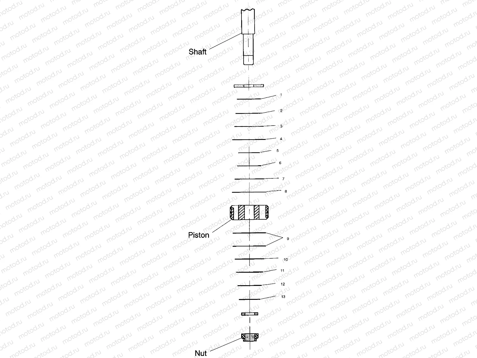 SHOCK VALVING - A99BG50AA (4949714971c014) | SHOCK VALVING - A99BG50AA (4949714971c014)
