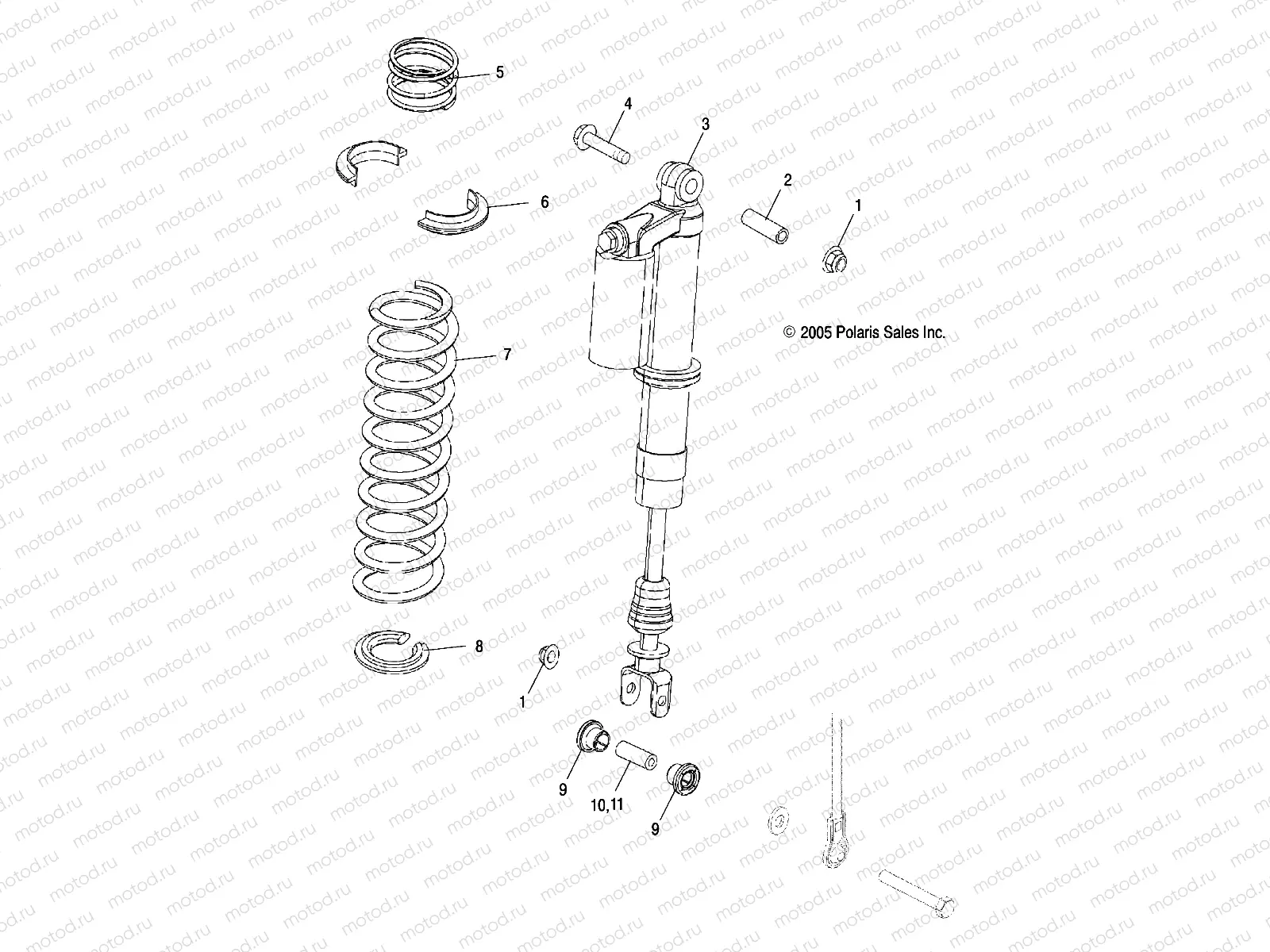 SHOCKS | SHOCKS, REAR - A06GP50AA (4999201899920189B10)