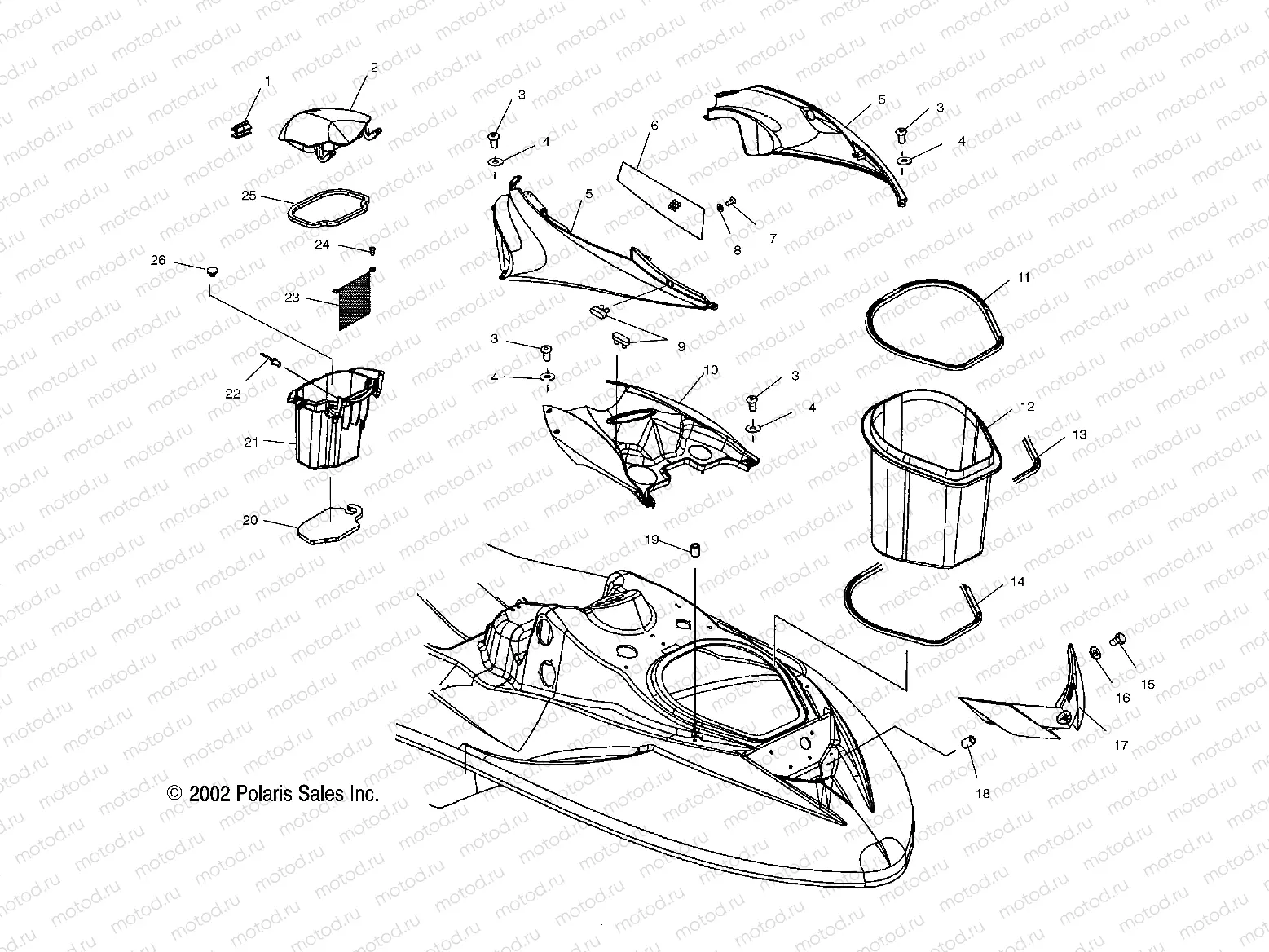 SHROUD and STORAGE - W035303CA/CB/IA/IB (4981068106A04) | SHROUD and STORAGE - W035303CA/CB/IA/IB (4981068106A04)