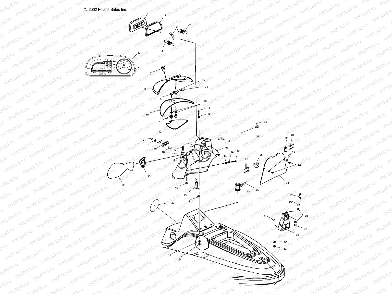 SHROUD - W035197DA/W035197IA (4980998099A03) | SHROUD - W035197DA/W035197IA (4980998099A03)