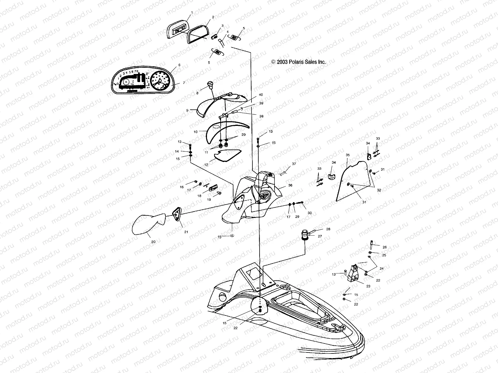SHROUD - W045098CA/IA (4990459045A03) | SHROUD - W045098CA/IA (4990459045A03)