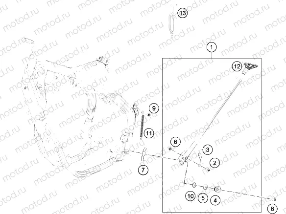 SIDE / CENTER STAND|Frame|03