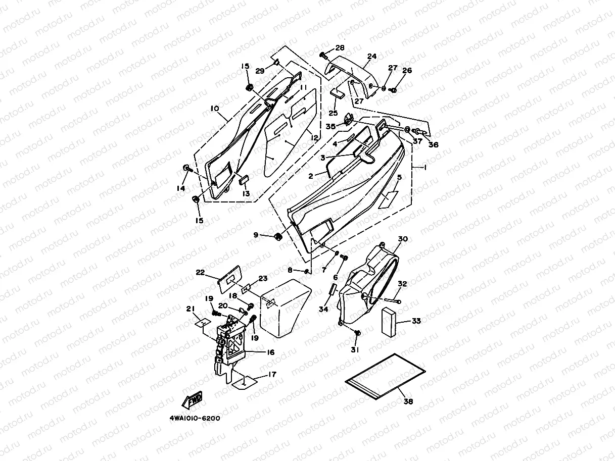 Side cover 2 (4 GY3 / 4GY5 / 4WA1)
