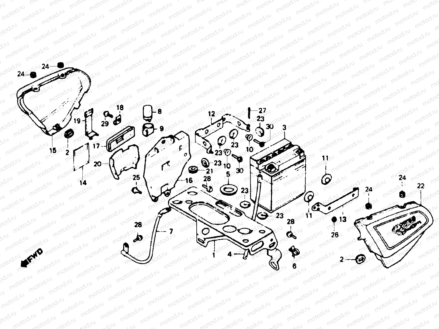 Side cover & battery