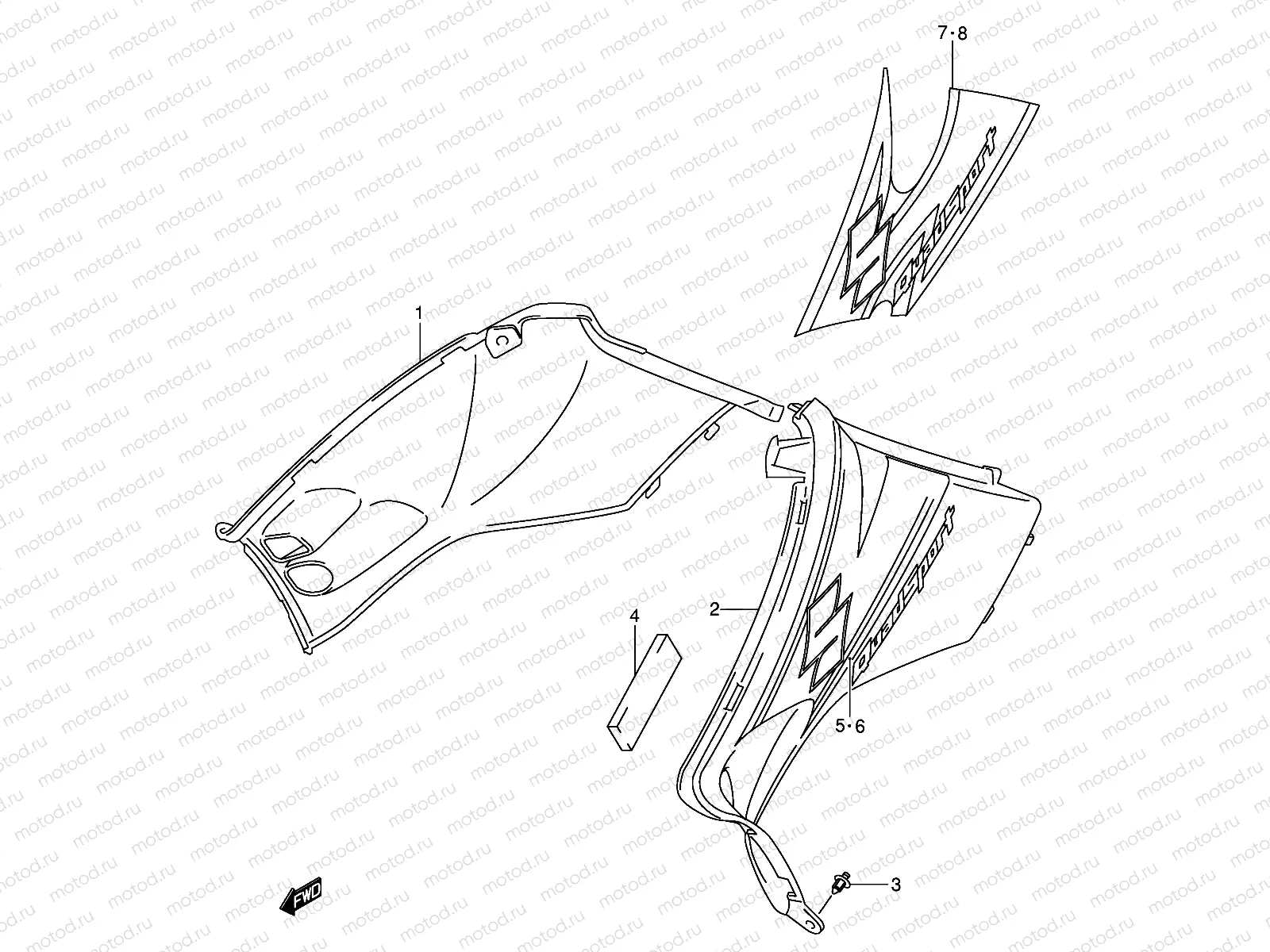 SIDE COVER (MODEL K3/K4)