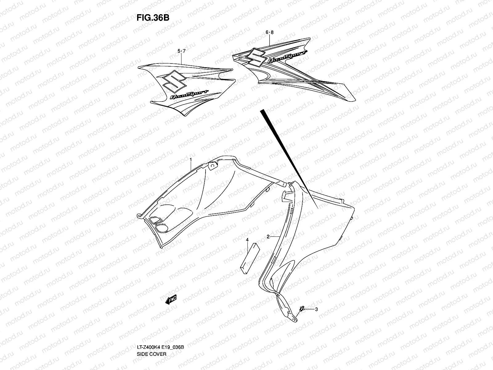 SIDE COVER (MODEL K7)