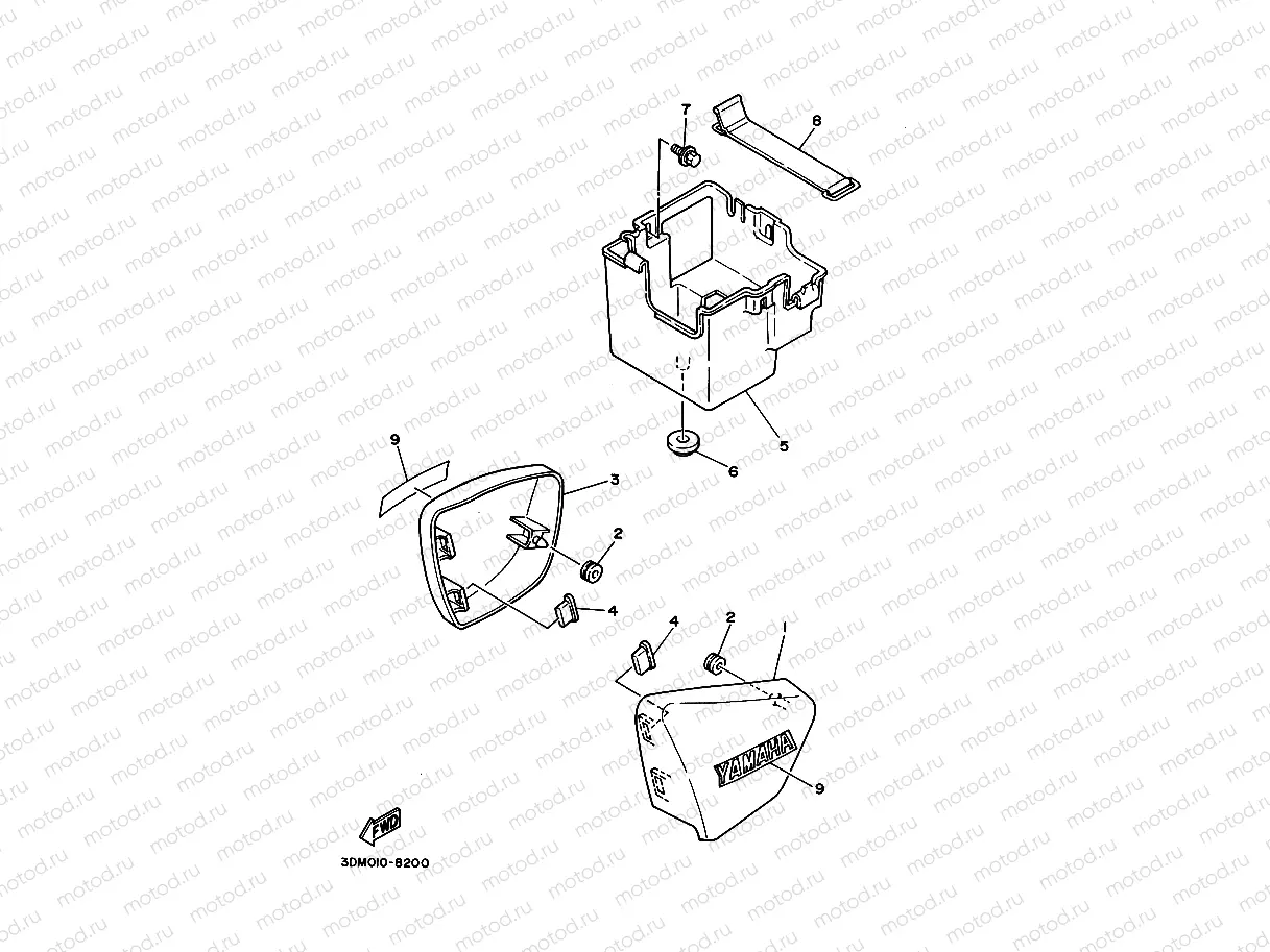 SIDE COVER & OIL TANK
