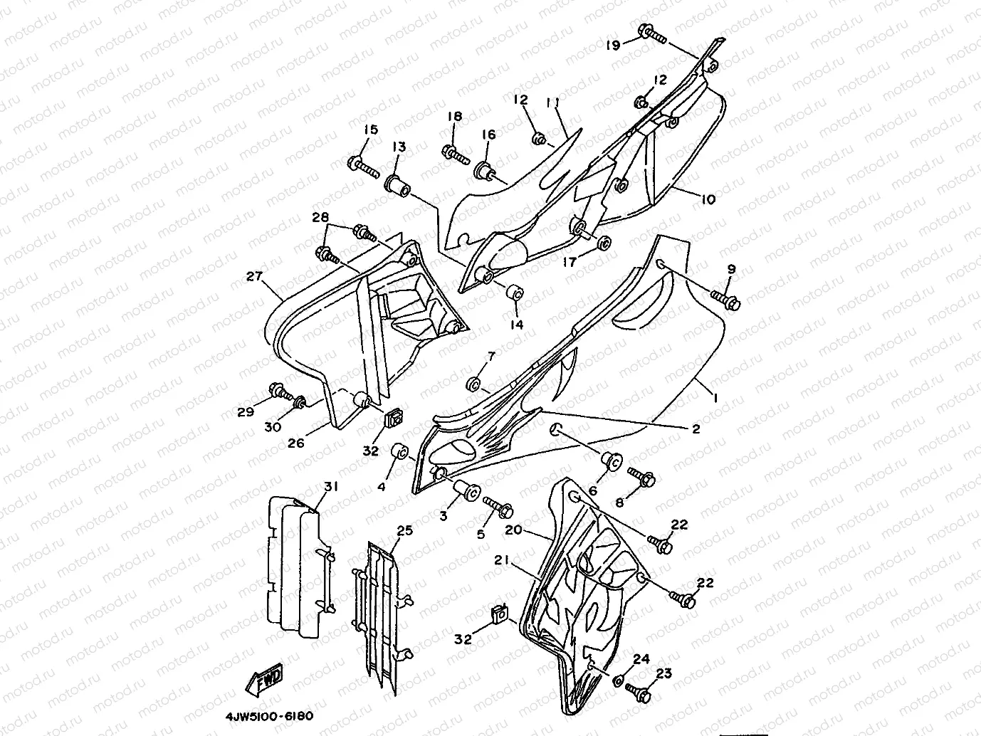 SIDE COVER & OIL TANK