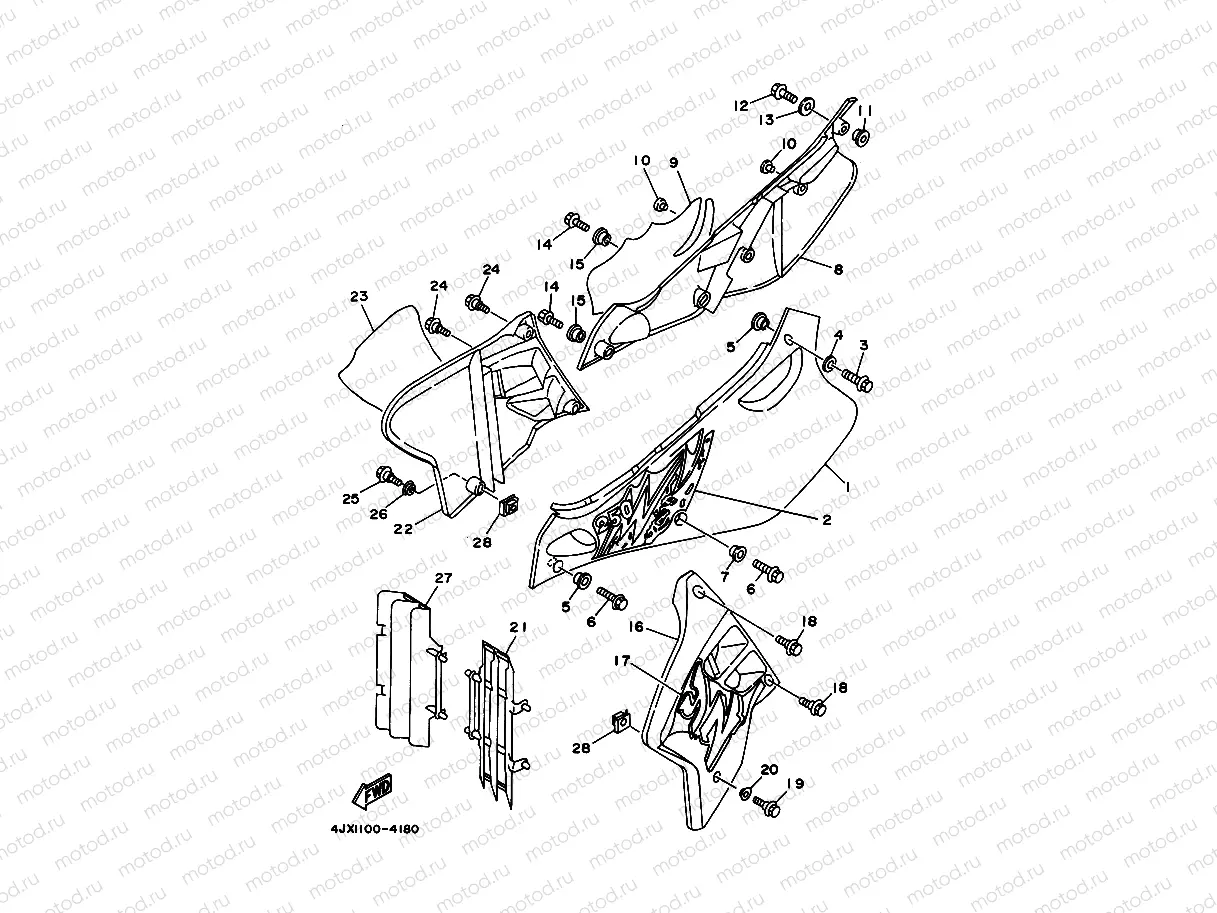 SIDE COVER & OIL TANK