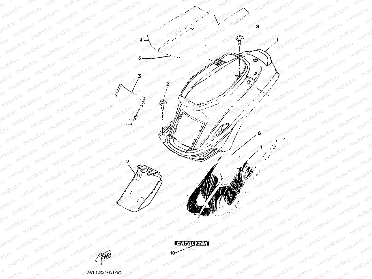 SIDE COVER & OIL TANK