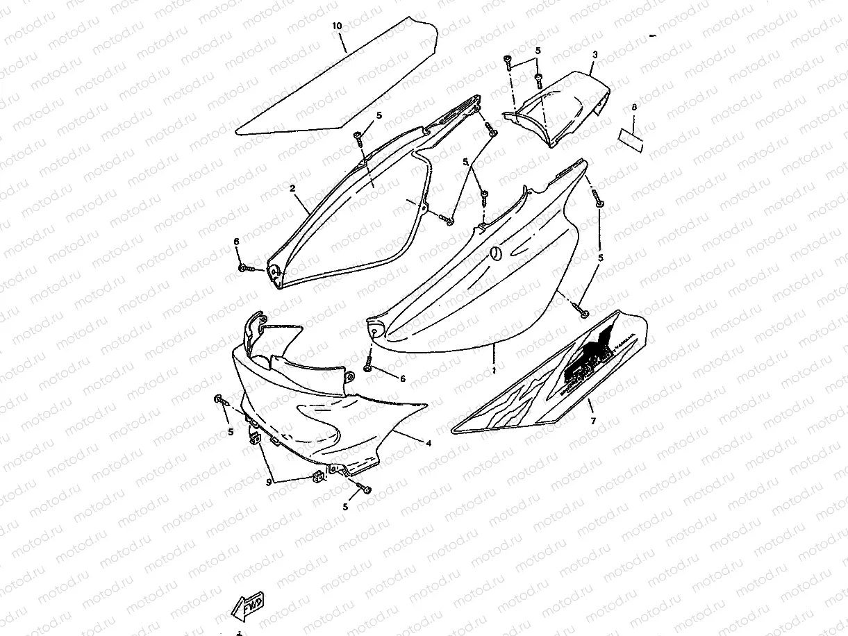 SIDE COVER & OIL TANK