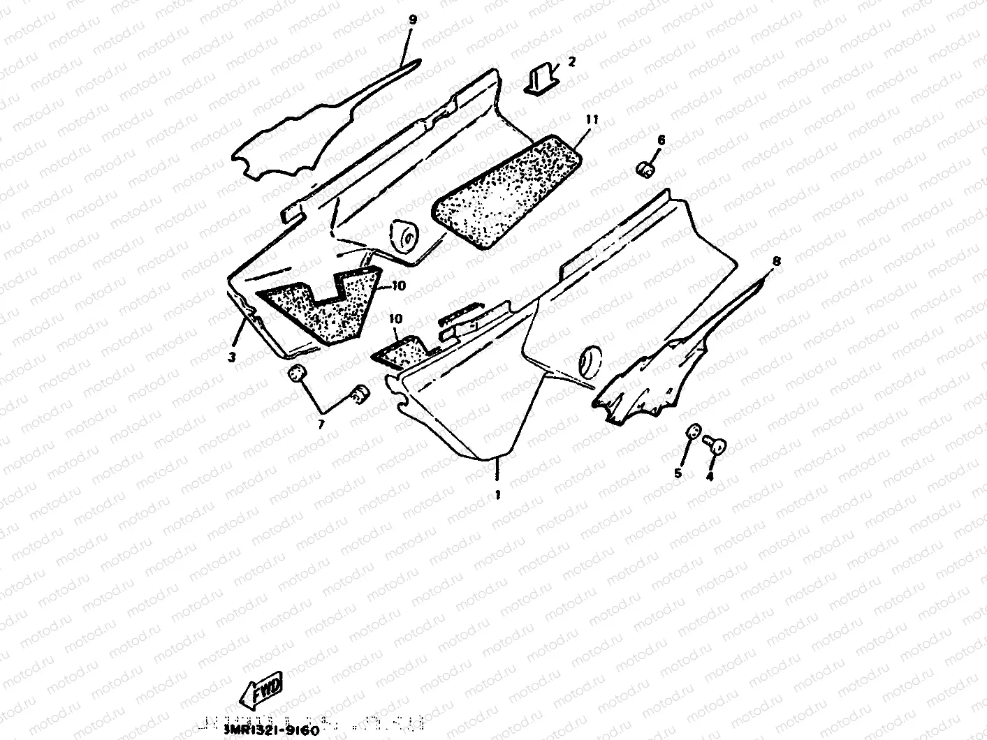 SIDE COVER & OIL TANK