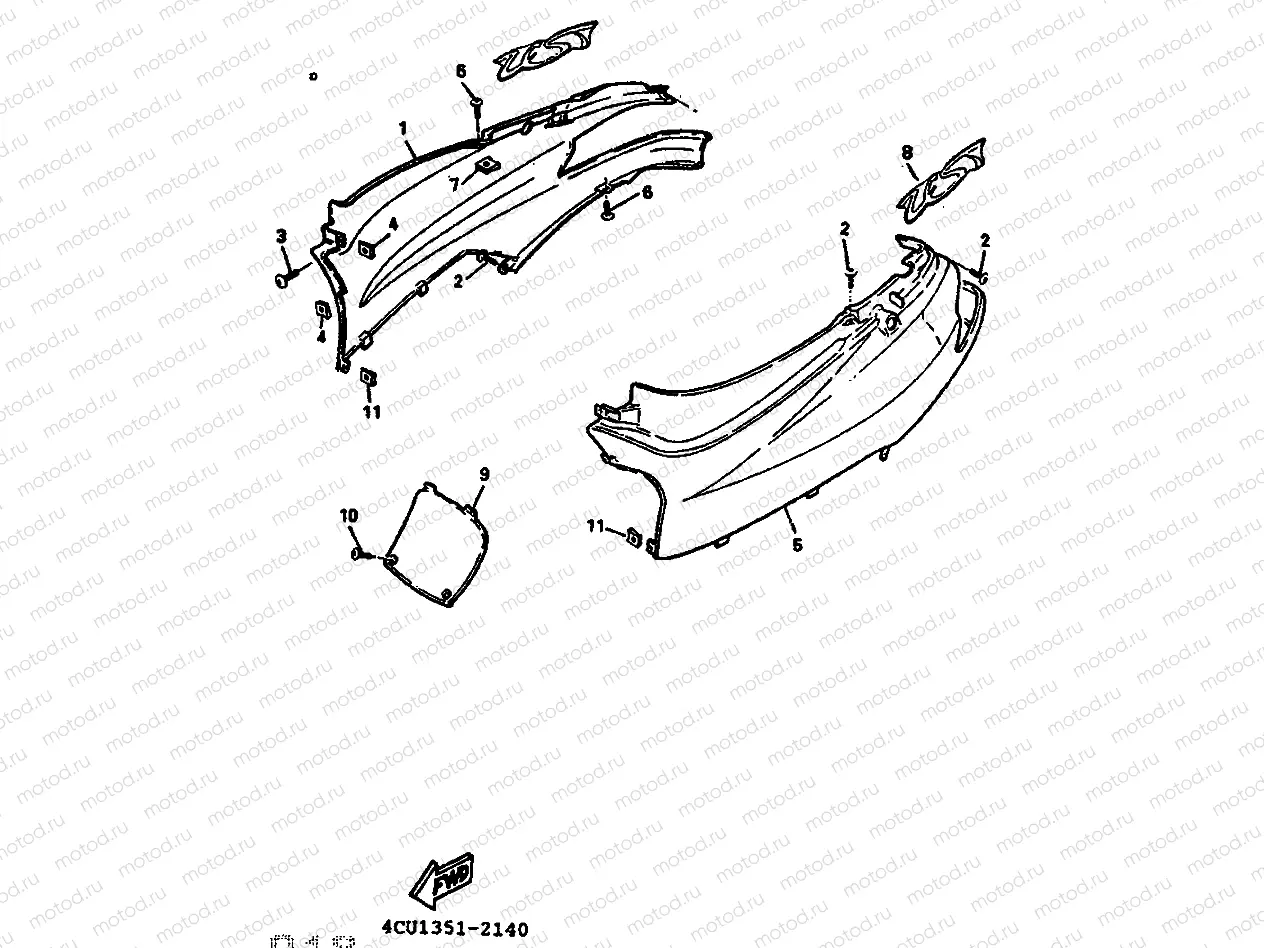 SIDE COVER & OIL TANK