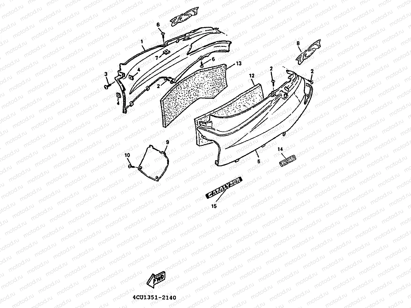 SIDE COVER & OIL TANK