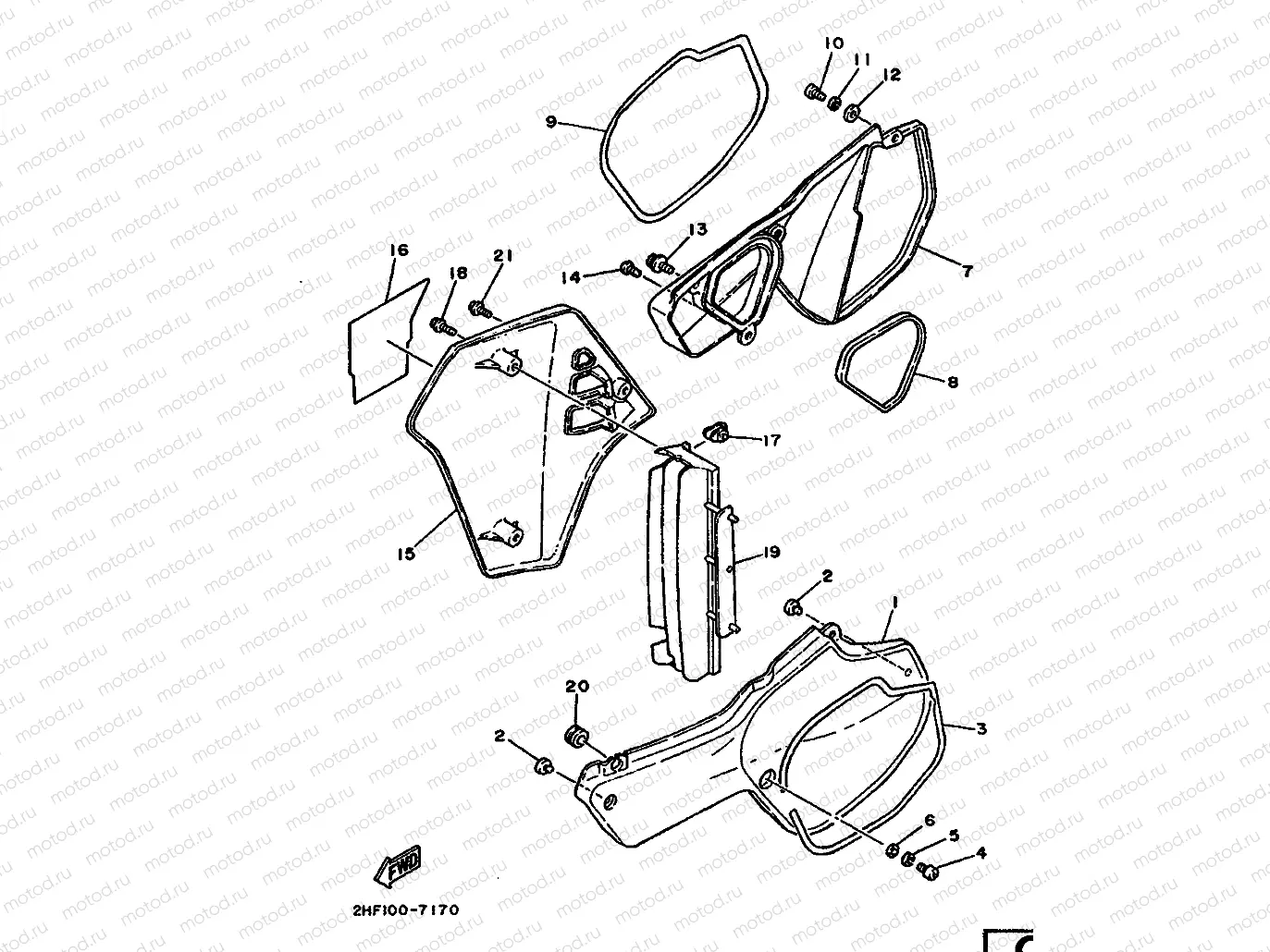 SIDE COVER & OIL TANK