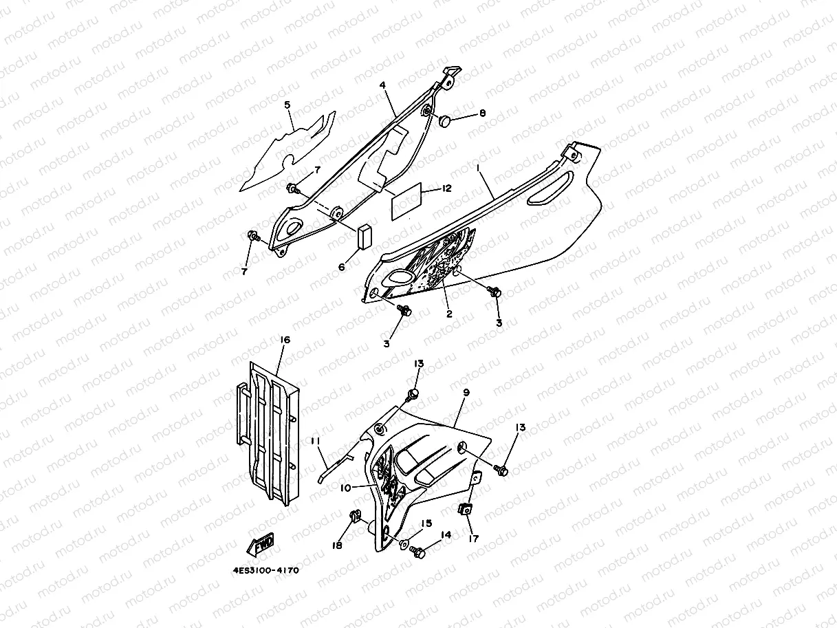 SIDE COVER & OIL TANK