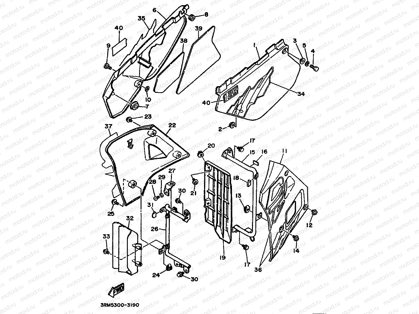 SIDE COVER & OIL TANK