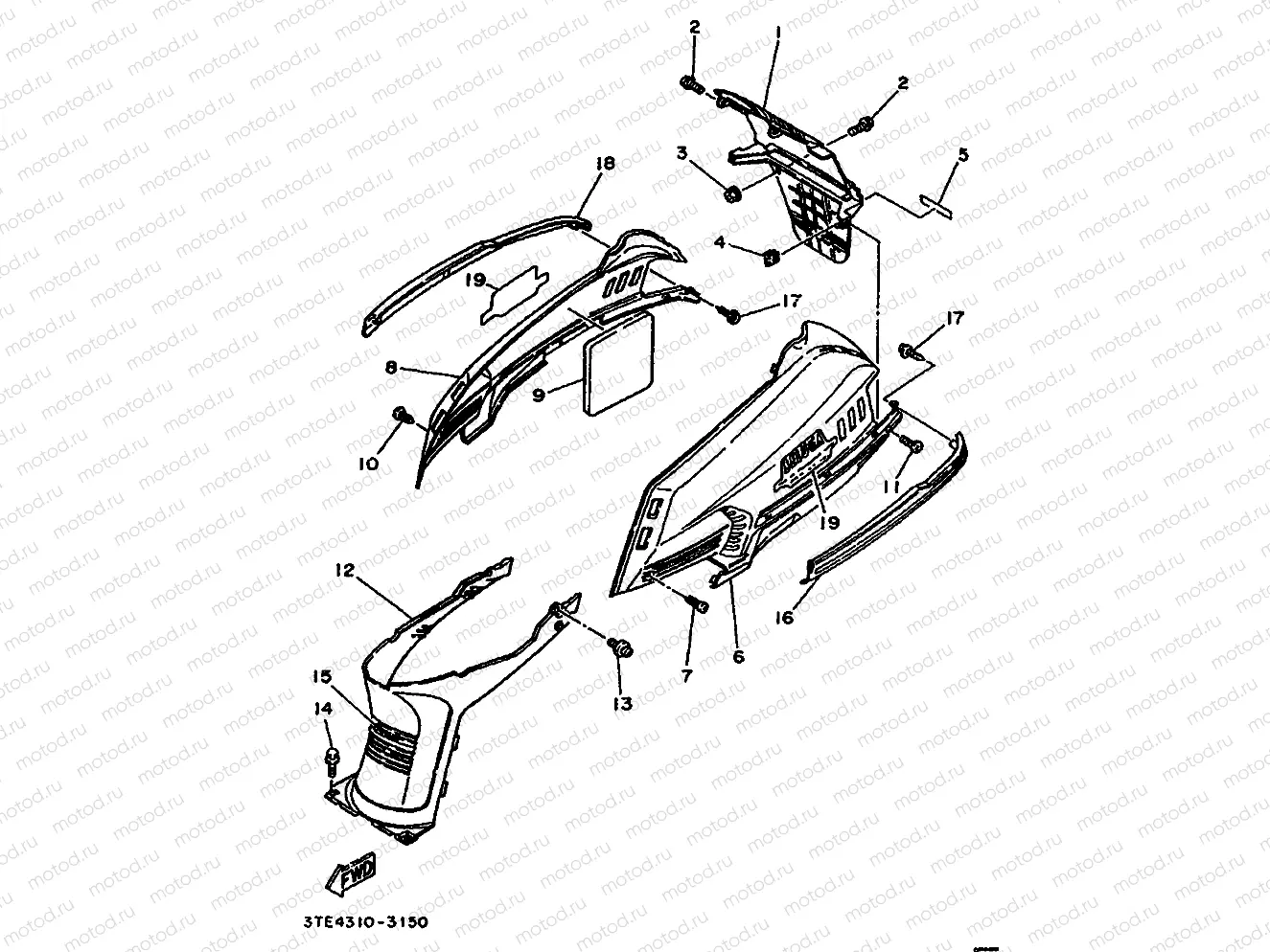 SIDE COVER & OIL TANK