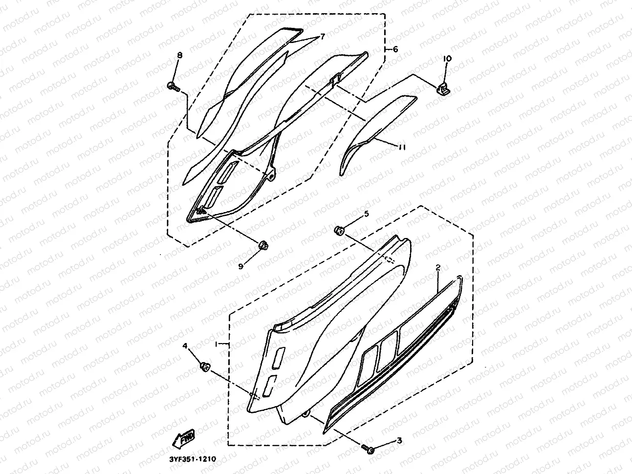 SIDE COVER & OIL TANK