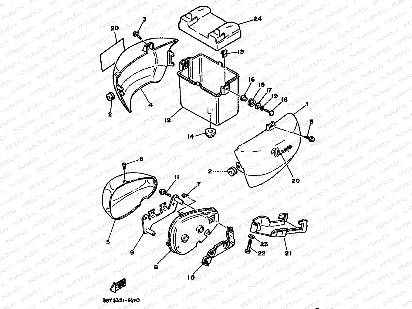 SIDE COVER & OIL TANK
