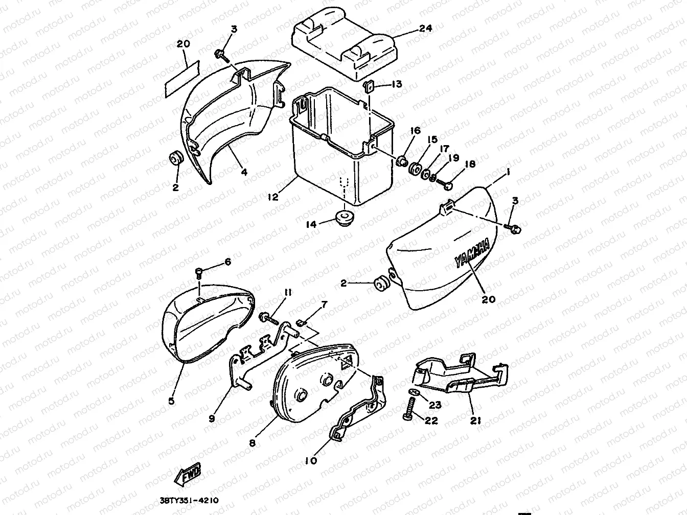 SIDE COVER & OIL TANK