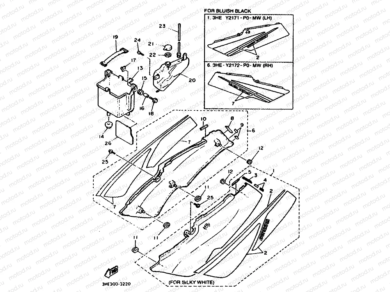 SIDE COVER & OIL TANK