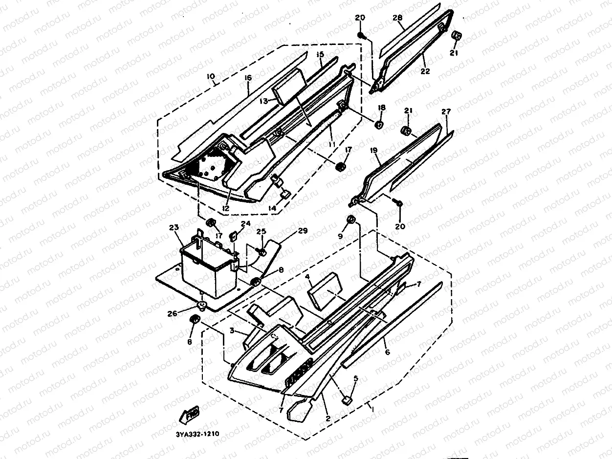SIDE COVER & OIL TANK