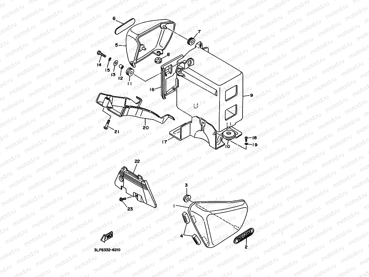 SIDE COVER & OIL TANK