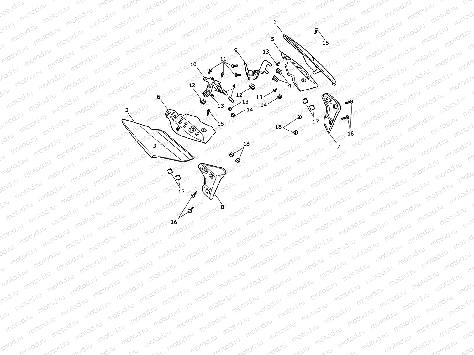 Side fairing assembly