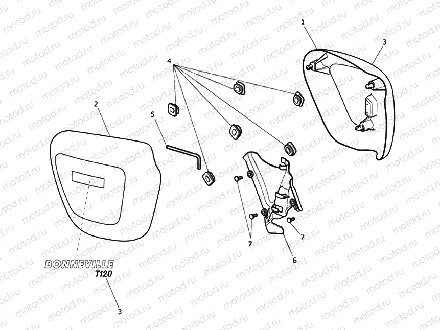 Side Fairing Panels > 833613 All