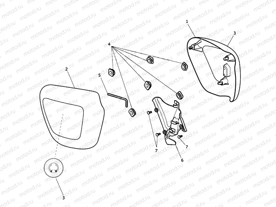 Side Fairing Panels - T120 Ace
