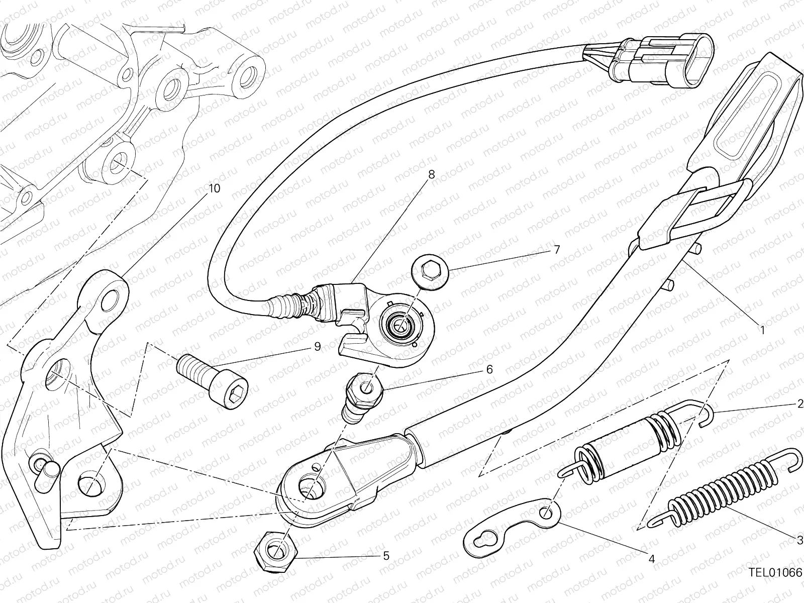 SIDE STAND [MOD:M 797]