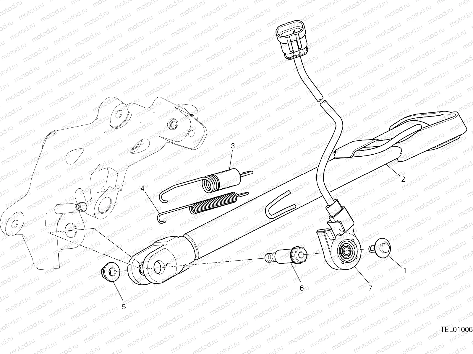 SIDE STAND [MOD:MS950S]